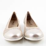 CAPRICE 22150-42 TAUPE METAL. balerinki damskie wl24