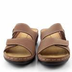 TAMARIS 27510-41 341 TAUPE beżowe klapki wl24