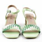 CAPRICE 28320-42 701 GREEN COMB zielone seledynowe sandały damskie wl24