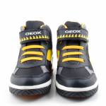 GEOX J469CA 011BC C0054 INEK czarne żółte sneakersy młodzieżowe jz24