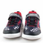 GEOX J55GAD 02ACE WROOM czarne czerwone sneakersy chłopięce wl25