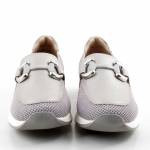 CAPRICE 24536-42 204 GREY COMB bezowe półbuty mokasyny damskie wl25