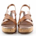 TAMARIS 28312-44 392 COGNAC COMB brązowe złote sandały damskie wl25