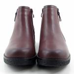 SERGIO LEONE BT 25348-S bordowe botki damskie jz25
