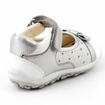 GEOX B52E6A C0434 bubble silver white BALERINKI *KP*