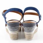 MARCO TOZZI 28347-22 NIEBIESKIE DENIM SANDAŁY *DL*