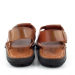 JUCARO 9078 CUERO BRĄZOWE ESPANA SANDAŁY *ML*