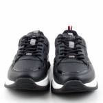 TOMMY HILFIGER T3A4-31177-0518999 czarnepółbuty młodzieżowe