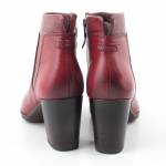 TAMARIS 25347-27 bordowe botki damskie 504 SCARLET/STRUCT