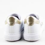 TOMMY HILFIGER T3A4-32152-1375X048 białe złote półbuty SNEAKER WHITE