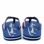 TOMMY HILFIGER T3B8-32265-0058X051 granatowe japonki BLUE/MULTICOLO