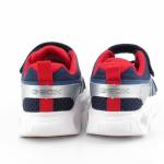GEOX J25GAB 014BU WROOM C0735 granatowe czewone sneakersy młodzieżowe