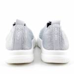 GEOX J25DLE 0007Q ARIL C1007 srebrne sneakersy młodzieżowe WL24