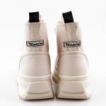 TAMARIS 25201-28 kremowe beżowe sneakersy damskie 418 IVORY