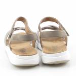 CAPRICE 28601-28 khaki sandały damskie CACTUS MULTI