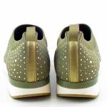 CAPRICE 24700-28 khaki półbuty damskie