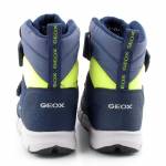 GEOX J169XC FLEXYPER 0FU50 C4502 granatowe żółte śniegowce młodzieżowe