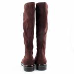 CAPRICE 25512-41 302 DK BRN ciemno brązowe kozaki stretch