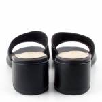 TAMARIS 27204-20 003 BLACK czarne klapki damskie