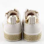 MARCO TOZZI 23744-42 402 CREAM COMB beżowe półbuty damskie wl24