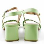 CAPRICE 28320-42 701 GREEN COMB zielone seledynowe sandały damskie wl24