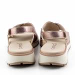 CAPRICE 28703-42 341 TAUPE METALLIC zlote sandaly damskie wl24