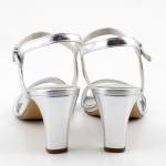 TAMARIS 28008-42 941 SILVER srebrne sandały damskie wl24