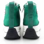 RIEKER 90010-52 zielone trampki damskie wl24