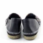 MACIEJKA T1929-71 czarne kwiaty balerinkidamskie wl25
