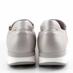 CAPRICE 24536-42 204 GREY COMB bezowe półbuty mokasyny damskie wl25