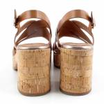 TAMARIS 28312-44 392 COGNAC COMB brązowe złote sandały damskie wl25
