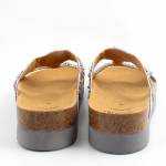 SCHOLL NEW BOGOTA WEDGE MED srebrne klapki damskie wl25 MF266071628