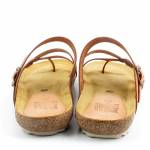 BLU SANDAL 8930 brązowe multi klapki damskie wl25 ESPANA IBIZA YOKONO