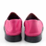 MACIEJKA 03512-73 fuxia złote półbuty damskie wl26