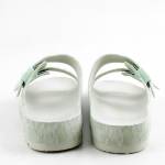 SCHOLL BAHIA MED MF007423902 pistacjowe klapki damskie wl26
