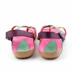 YOKONO IBIZA-718 MULTI FUCSIA SANDAŁY *DL*