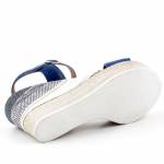 MARCO TOZZI 28347-22 NIEBIESKIE DENIM SANDAŁY *DL*