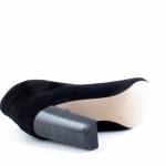CAPRICE 25316 czarne zamszowe botki damskie *DZ*