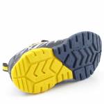 GEOX J15AXB TUONO granatowe żółte półbuty chłopięce sportowe J15AXB 014CE C0657