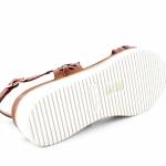 TAMARIS 28223-26 brązowe sandały damskie1-1-28223-26 379 COGNAC/CROCO