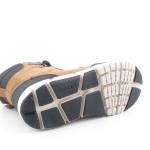 GEOX J16APA FLEXYPER brązowe czarne śniegowce dziewczęce J16APA 022FU C6175