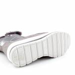 CAPRICE 26425-27 srebrne śniegowce damskie 9-9-26425-27 345 TAUPE COMB TEX