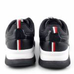 TOMMY HILFIGER T3A4-31177-0518999 czarnepółbuty młodzieżowe