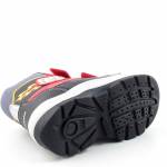 GEOX B163VB FLANFIL czarne czerwone śniegowce chłopięce B163VB 05411 C0020
