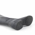 MARCO TOZZI 25505-27 czarne kozaki damskie 096 BLACK ANT.COMB