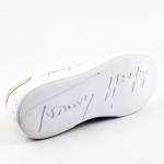 TOMMY HILFIGER T3A4-32152-1375X048 białe złote półbuty SNEAKER WHITE