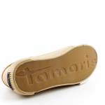 TAMARIS 23730-28 beżowe trampki damskie 333 ALMOND