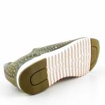 CAPRICE 24700-28 khaki półbuty damskie