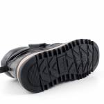 GEOX J26EWA ADELHIDE 0NFLV C9999 czarne śniegowce damskie