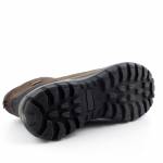 MANITU 670027-02 brązowe trzewiki męskietrekking TEX